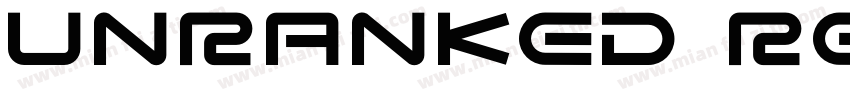 Unranked Regular字体转换